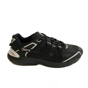 Dior Men's B24 Runtek Sneaker Black Silver Shoes